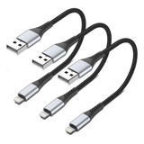 Cabo De Carregamento Peaklift Short Usb To Lightning De 6 Po
