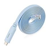 Cabo De Console Usb-c Cisco, Oikwan 1,8 M Usb Tipo C Para Adaptador Serial Rj45 Acessório Essencial Da Cisco, Netgear, Ubiquity, Linksys, Roteadores/interruptores Tp-link Para Laptops
