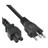 Cabo De Energia Tripolar Força Fonte Notebook Padrão 110 220 Cor Preto 110v 220v