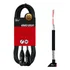 Cabo De Microfone Balanceado Xlr Macho Xlr Femea 10m Metros