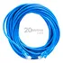 Cabo De Rede 20 Metros 20m Lan Internet Crimpado Rj45 Cat6 Azul Boyu Cell