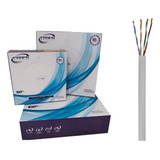 Cabo De Rede Cat5 Para Cftv 4 Pares 100 Mts   Branco