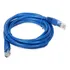 Cabo De Rede Ethernet Patch Cord Rj45 Cat5e Azul De 3 Metros