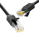 Cabo De Rede Lan Rj45 Cat6 UTP Ethernet 3M Preto Velocidade Transferência 1000Mbps Conexão Plug And Play MPOWER