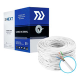 Cabo De Rede Sinal Next Branco 4 Pares 24 Awg   Caixa 305