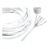 Cabo De Rede Utp Giga Cat6 Cftv Rolo 50 Metros Branco 50m