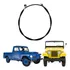 Cabo De Velocímetro Jeep Rural F75 Ford Willys 4x4 Metal