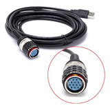 Cabo Diagnóstico Usb 12 Pinos Scanner Vocom Volvo 88890305