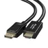 Cabo Displayport Para Hdmi 2m Blindado Cabo Dp Hdmi 2 Metros Cor Preto