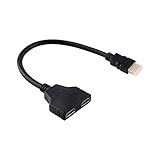 Cabo Divisor Hdmi Feminino, Amplamente Utilizado De Macho Para Divisor De Cabo Hdmi Feminino Duplo Hdmi Portátil Para Projetores