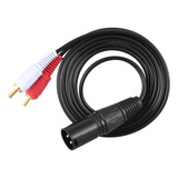 Cabo Divisor O Estéreo De 1 5 M  1 Xlr Macho Para 2 A Macho