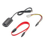 Cabo Do Conversor Do Adaptador Sata/pata/ide Para Usb 2.0