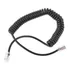 Cabo Espiral Microfone Ptt Icom Hm-133 Hm-133v Hm-133s 8 Via