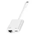 Cabo Ethernet Adaptador Usbc Rj45 Para iPad Android Notebook