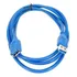 Cabo Extensor 5 Metros 3.0 Usb Macho Fêmea Super Rápido Cor Azul