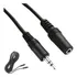 Cabo Extensor Extensao Fone P2 Macho X Femea 5 Metros Preto