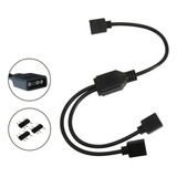 Cabo Extensor Splitter Hub 1 Para 2 Fans 5v 3 Pinos Argb