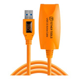 Cabo Extensor Usb 3 0 Tether Tools Laranja 5 Metros Original