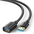 Cabo Extensor Usb 3 0 Ugreen 1 Metro 5gbps Macho Para Fêmea Cor Preto