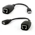 Cabo Extensor Usb Via Cabo De Rede Rj45 Até 45 Metros #2623