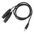 Cabo Fêmea Xlr Duplo De 3 5 Mm Para 22 Awg Ofc Com Qualidade