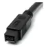 Cabo Firewire 800/400 De 9x6 Pinos Com 3 Metros Cor Preto