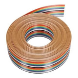 Cabo Flat Cable 6 Vias 26awg Colorido - Lance 30mts