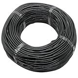 Cabo Flexível 6 0mm Rolo 100m Fio Elétrico 750V Certificado  Preto 