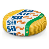 Cabo Flexivel Sil Flexível 1x1 5mm  Amarelo X 100m