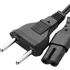 Cabo Fonte De Energia Universal 1 5m Consoles Ps2 Ps3 Ps4