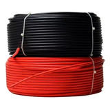 Cabo Fotovoltaico 4mm Energia Solar 20m Preto 20m Vermelho