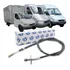 Cabo Freio Traseiro Esq. Sprinter 2001/2011 Rodagem Dupla