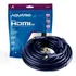 Cabo Hdmi 10 Metros Ouro 4k Blindado Reforçado 10m High Speed 60hz Aquario