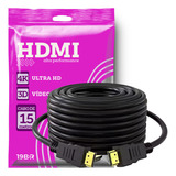 Cabo Hdmi 15m Metros