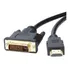 Cabo Hdmi 4k Ultra Hd X Dvi 24+1 -dvi Info -preto -3 Metros