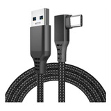 Cabo Link Quest Oculus Compativel 1 E 2 Usb a usb c 5 Metros