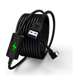 Cabo Link Usb c Para Quest 5 Metros Com Entrada Carregamento