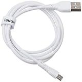 Cabo Micro Usb Pvc 1m Branco - Vq-d135 - Letron