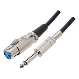 Cabo Microfone P10 Mono