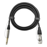 Cabo Microfone Xlr P10