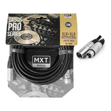 Cabo Microfone Xlr Xlr Balanceado Mxt Pro Series 10 Metros