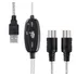 Cabo Midi Adaptador Interface Usb Conversor Audio Gravação 