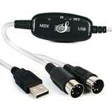 Cabo Midi Adaptador Interface