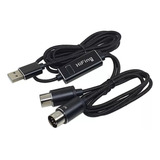 Cabo Midi Usb Para