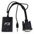 Cabo Mini Conversor Vga Para Hdmi Com Áudio Vídeo Full Hd F3