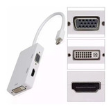 Cabo Mini Displayport Mac Book iMac Hdmi Vga Dvi 3 Em 1 Nf-e