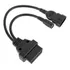 Cabo Obd2 Fiat 3 Pinos Para Adaptar Em Scanner Automotivo