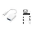 Cabo Otg Lightning Para iPhone Usb 3.0 - H´mastonn Cor Branco