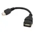 Cabo Otg Usb Pendrive Para Celular Tablet Universal V8 Cor Preto