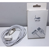 Cabo P/ iPhone 30 Pinos Usb, 3, 3g, 3gs, 4 iPad *pouco Uso